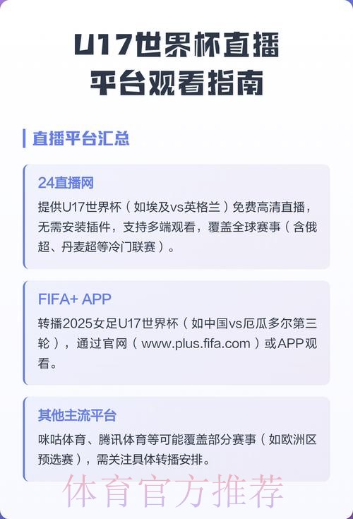 世界杯直播平台哪里看